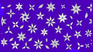 Suluboya tarzında mor renkler üzerinde. Raster illüstrasyonu. Küçük çiçekli bahar deseni çiz.