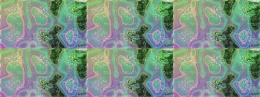 Renkli Bahar Temalı Kusursuz Arkaplan. Şirin çiçek elementleri. Düz Çiçek Elementleri Tasarımı. Raster illüstrasyonu. Kusursuz desenli. Moda desenli..