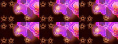 Kış kar taneleri, raster arka plan. Yüzey için tekrarlanan doku, ambalaj kağıdı, siyah, kahverengi ve menekşe rengi kar tanesi.