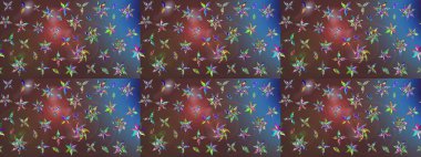 Kızılderili desenli desenli desenli şal deseni. Tekstil, tebrik kartı, boyama kitabı, telefon kılıfı baskısı için kullanılabilir. Raster Henna dövme stili. Etnik Mandala süsü.