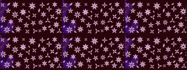 Güzel kumaş deseni. Bahar çiçekleriyle güzel bir çiçek deseni çizmişsin. Raster illüstrasyonu.