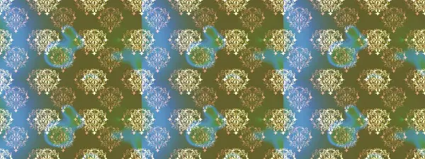 İşlemeli çiçekli, dikişsiz desen. Renkli grunge, koyu yeşil, mavi ve nötr çiçeklerle soyut bir arka plan oluşturur. İzler, kumaş, duvar kağıtları, tekstil için raster dokusu.