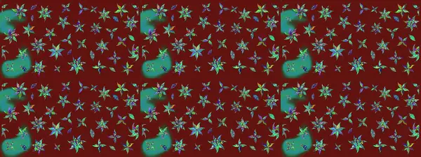 Suluboya tarzında kırmızı renkte çiçekler. Kırmızı renkte çiçeklerle birlikte çiçek deseni çiz..