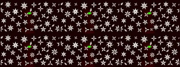 Eskiz arkaplan modeli. Siyah yapraklı yabani çiçekler. Suluboya, elle çizilmiş. Raster illüstrasyonu.