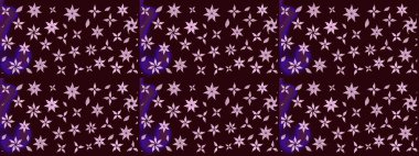 Güzel kumaş deseni. Bahar çiçekleriyle güzel bir çiçek deseni çizmişsin. Raster illüstrasyonu.