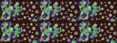 Klasik çiçek desenli. Yumuşak pamuk tasarımı. Raster 'ın taze dokusu. Paketleme, tekstil, duvar kâğıdı için çiçek eskizi. Yumuşak kiremit.