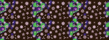 Kahverengi renkli çiçekler. Nazikçe, güzel çiçek arkaplanı. Raster çiçek desenli ve çiçekli..