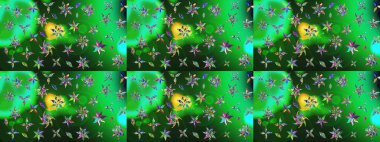 Çiçekli çiçek deseni, suluboya. Raster deseni. Süslü kumaş deseni.