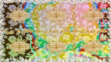 Kusursuz klasik raster altın desenli. Geleneksel oryantasyon süsü. Altın elementlerle nötr renklerde altın desen. Klasik vintage arkaplan.