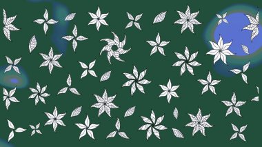 Şekil verilmiş çiçeklerle eskiz deseni. Süslü zentangle çizim dokusu, soyut çiçeklerle süslenmiş. Çiçek deseni duvar kağıdı, şablon dolguları ve web sayfası arkaplanı için kullanılabilir.