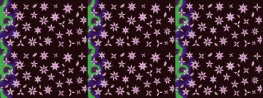 Moda baskıları için zarif bir şablon. Halk tarzı. Modern çiçek arkaplanı. Parlak renkli çiçekleri ve kahverengi yaprakları olan harika bir çiçek deseni..