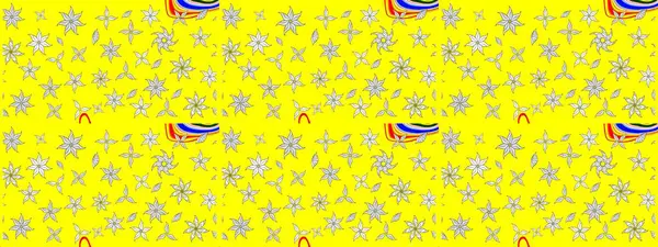 Sarı renkli çiçekler. Elle boyanmış suluboya resim çizimi çiçekler ve bitkiler.