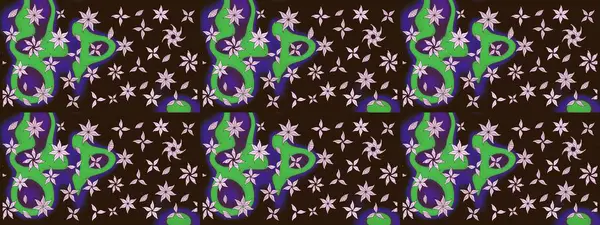 Klasik çiçek desenli. Yumuşak pamuk tasarımı. Raster 'ın taze dokusu. Paketleme, tekstil, duvar kâğıdı için çiçek eskizi. Yumuşak kiremit.