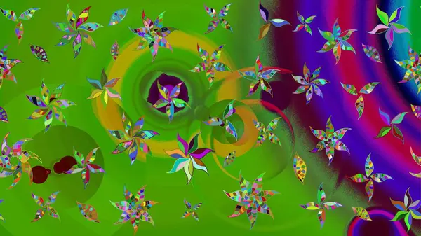 Eski usul küçük çiçekli şirin bir eskiz deseni. Kumaş, duvar kağıdı ve kağıt üzerine baskı yapmak için gelişen arka plan. Moda arka planında parlak buketler. Raster illüstrasyonu.