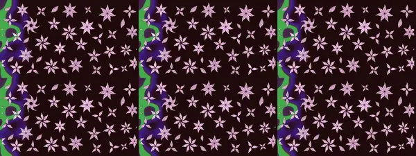 Moda baskıları için zarif bir şablon. Halk tarzı. Modern çiçek arkaplanı. Parlak renkli çiçekleri ve kahverengi yaprakları olan harika bir çiçek deseni..