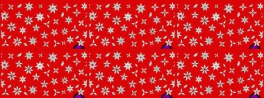 Güzel kumaş deseni. Hoş bir çiçek geçmişi var. Küçük bir çiçekte eskiz deseni. Raster illüstrasyonu.