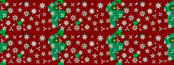 Raster illüstrasyonu. Klasik çiçek tasarımı elementleri. Kırmızı kıvırcık çiçekler kırmızı renkte şekillenir.