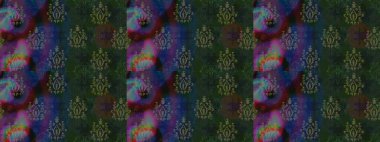 Düz Çiçek Elementleri Tasarımı. Gri renkli çiçekler. Renkli Yaz Temalı Kusursuz Arkaplan. Raster illüstrasyonunda trendsiz çiçek deseni.