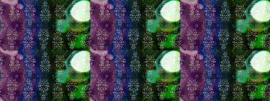 Vadinin gri renkli çiçekleri. Çiçekler. Soyut etnik raster çizim kalıbı.