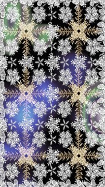 Tekstil, kumaş, kapaklar, duvar kağıtları, baskı, naylon, yapıştırma, örgü, dekupaj için çiçeksiz arkaplan. Küçük gri çiçekli oldukça eski bir besin torbası deseni. Millefleurlar.