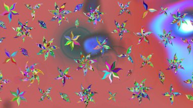 Güzel kumaş deseni. Raster illüstrasyonu. Küçük çiçekteki sevimli çiçek deseni. Güzel karalamalı çiçek deseni çiz..