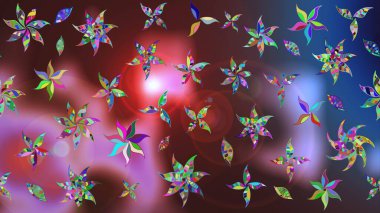 Kartlar, davetiyeler, tarih kartları ve daha fazlası için kullanılabilir. Raster şirin suluboya çiçek desenleri çiziyor. Büyük bir suluboya çiçek seti..