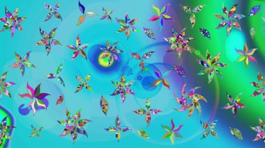 Simple cute pattern in small-scale flowers. Raster illustration. Floral sketch background for textile or book covers, manufacturing, wallpapers, print, gift wrap and scrapbooking.