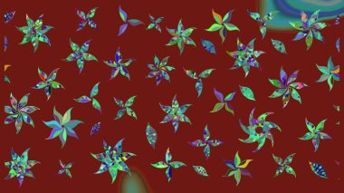 Eskiz arkaplan modeli. Raster - stok. Suluboya, elle çizilmiş. Vadinin çiçekleri kırmızı renklerde.