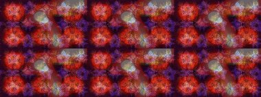 Renkli bir arka planda izole güzel raster kahverengi, kırmızı ve mor kar taneleri. Düşen Noel stili kar taneleri. İllüzyon. Kar taneleri, kar yağışı.