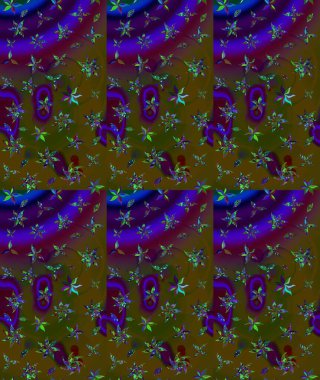 Üst manzara, yumuşak kahverengi renk. Manzaralı çiçek deseni. Çiçek kompozisyonu, el boyası, hassas şablon. Sevgililer günü ve tebrik kartı konsepti için şık bir davet.