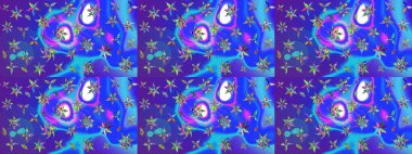 Mavi renklerde. Çiçekli tebrik kartı. Raster illüstrasyonu. Suluboya çiçek buketi. Çiçek arkaplan. Doğum günü kartı ya da düğün davetiyesi.