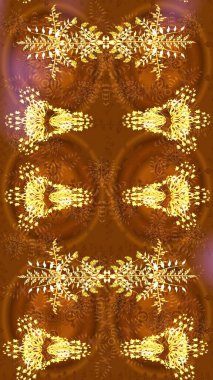 Raster resim. Raster kar taneleri desen. Renkli arka plan üzerinde raster sevimli kar taneleri.