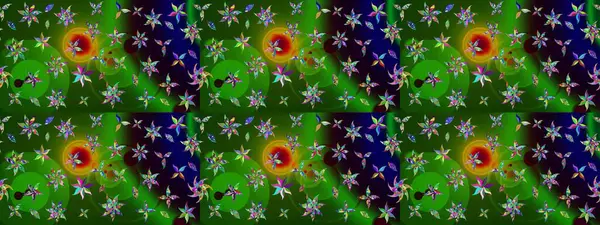 Raster Güzel kumaş deseni. Çiçek arkaplan ile soyut zarafet çizim deseni.