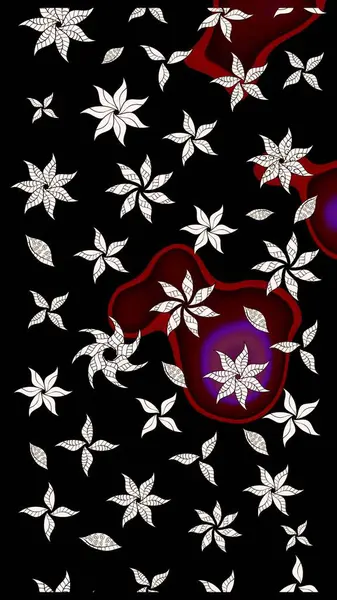 Fantezi çiçekli eskiz deseni, doğal duvar kağıdı, çiçek desenli kıvrım çizimi. Paisley el çizimi elementler. Ev dekoru.