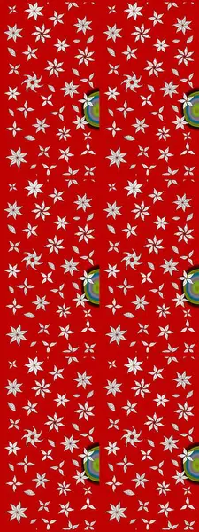 Raster. Kırmızı renkte güzel çiçekler, suluboya desenli eskiz deseni, duvar kağıdı, kart veya kumaş için fayanslı..