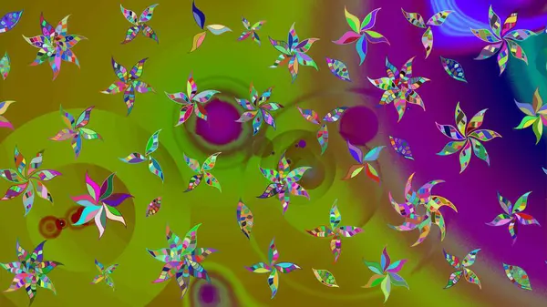 Tekstil veya kitap kapakları, imalat, duvar kağıtları, baskı, hediye paketi ve yapıştırma kitabı için çiçek eskizi geçmişi. Küçük çaplı çiçeklerdeki basit şirin desenler. Raster illüstrasyonu.