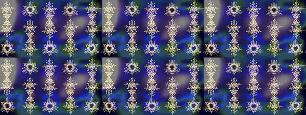 Soyut kar taneleri arkaplanda izole edilmiş düz dizayn. Kar tanesi rengarenk desen. Raster illüstrasyonu. Kar taneleri deseni. Raster kar taneleri arkaplanı.