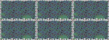 Raster. Çizim, karalama, karalama. Moda Kumaşı Tasarımı. Kelebekli kusursuz soyut çiçek arkaplanı. Sonsuz.