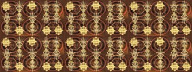 Retro stil dokusu, şablon kış elementleri. Modern tasarım posteri, kapak, kahverengi, sarı ve bej renkli kart tasarımı. Son moda kar taneleri ve elementler onun kartlarını gösteriyor. Kar taneleri tasarımı.