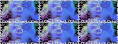 Renkli Bahar Temalı Kusursuz Arkaplan. Çiçekli, kusursuz bir arkaplan. Düz Çiçek Elementleri Tasarımı. Çocuk stili.