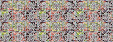 Düz Çiçek Elementleri Tasarımı. Tarafsız renklerde çiçekler. Sevimli çiçek raster deseni. Kusursuz Renksiz Bahar Teması Kusursuz Arkaplan.