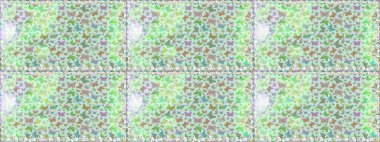 Kusursuz. Kelebek deseni. Kumaş, tekstil, baskı ve davetiye örnekleri. Raster. Tarafsız ve yeşil arkaplan.