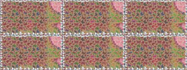 Raster illüstrasyonu. Çizim, karalama, karalama. Erkekler, kızlar, elbiseler, duvar kağıtları için soyut, pürüzsüz desen. Kelebeklerle kusursuz desen. Sonsuz.