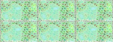 Kelebeklerle kusursuz desen. Tarafsız ve yeşil. Kumaş, kağıt, ambalaj kağıdı ve duvar kağıdı tasarımı için sevimli bir arkaplan.