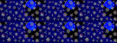 Mavi renkli çiçekler. Renkli Bahar Teması eskiz kalıbı. Çiçek desenli eskiz, yaz çiçekleri. Düz Çiçek Elementleri Tasarımı.