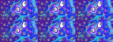 Mavi renklerde. Çiçekli tebrik kartı. Raster illüstrasyonu. Suluboya çiçek buketi. Çiçek arkaplan. Doğum günü kartı ya da düğün davetiyesi.