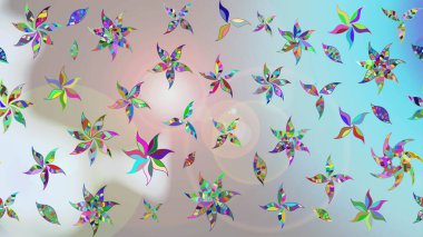 Suluboya, elle çizilmiş. Gri üzerine çiçekler. Eskiz arkaplan modeli. Raster stoku.