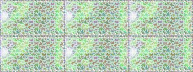 Kusursuz. Kelebek deseni. Kumaş, tekstil, baskı ve davetiye örnekleri. Raster. Tarafsız ve yeşil arkaplan.