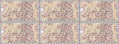 Tarafsız ve gri arka planda renkli kelebekler. Renkli folklorlu, kelebekli kusursuz desen. Paketleme, kağıt, kumaş için uygun.