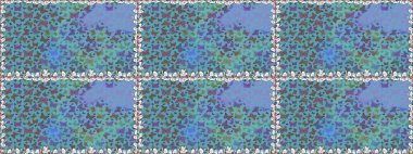 Kusursuz bir geçmişi var. Raster illüstrasyonu. Mavi ve kahverengi renkler üzerine illüstrasyon. Soyut renkli güzel kelebek.